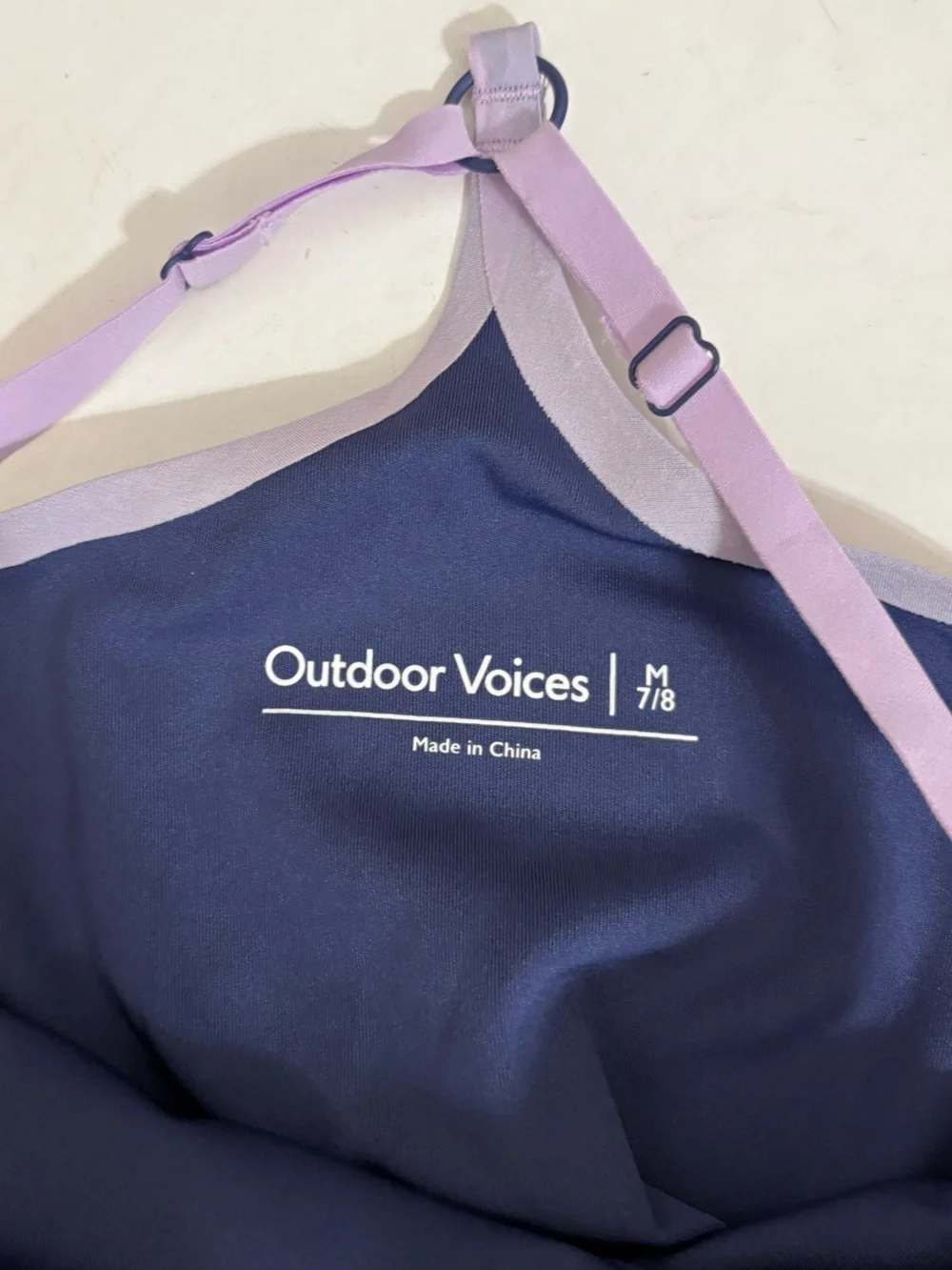 NEW Outdoor Voices Girls Medium Cobalt Blue Purple Mini Active Dress Pickleball
